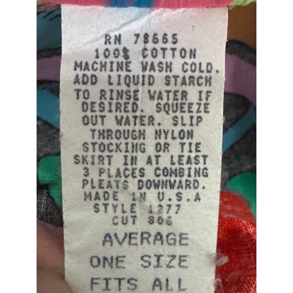 CCC Vintage JoJo For Your Bobo Cotton Skirt Bold Geometric Abstract Aztec Patter - Picture 4 of 6